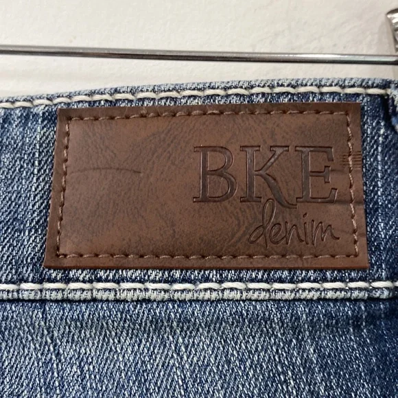 BKE Straight Leg Distressed Ripped Mid Rise Jeans 26 - Picture 11 of 15